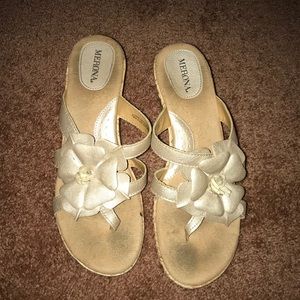 Merona Cork Wedges with Flower